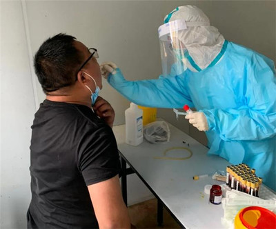 酷暑天,连云港控采样人的“汗”卫坚守