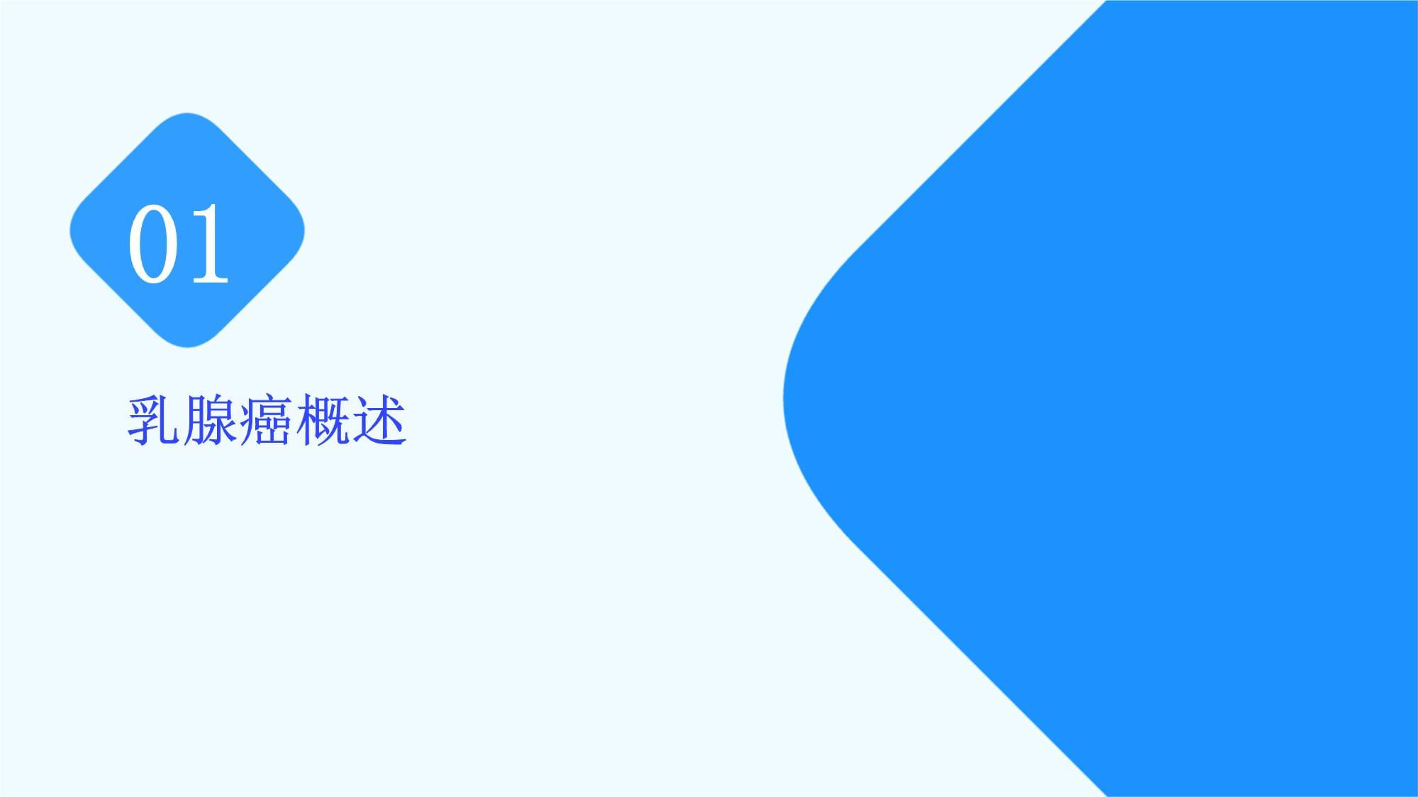 乳腺癌流行病学分析